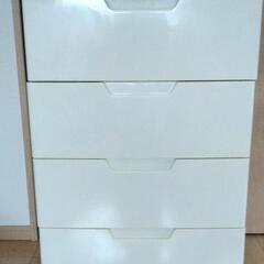 最終値　天板木目調　4段チェスト