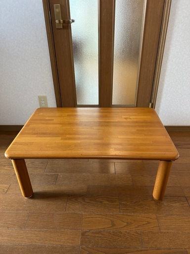 木製座卓　集成材　折りたたみ式　テーブル　天然木　座卓　木製　木製テーブル　 ローテーブル 和モダン