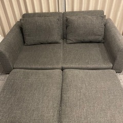 ニトリ　３人掛けローソファの画像