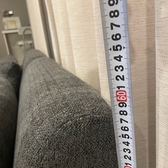 ニトリ　３人掛けローソファの画像
