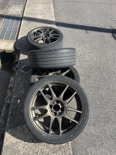 WORK 17インチホイール4本＋ナット16個