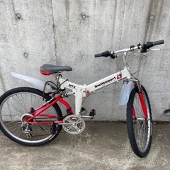 定価6万円！【18段変速】折りたたみマウンテンバイク　折りたたみ自転車の画像