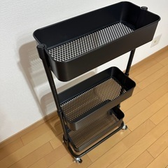 ニトリ　スチールワゴンの画像