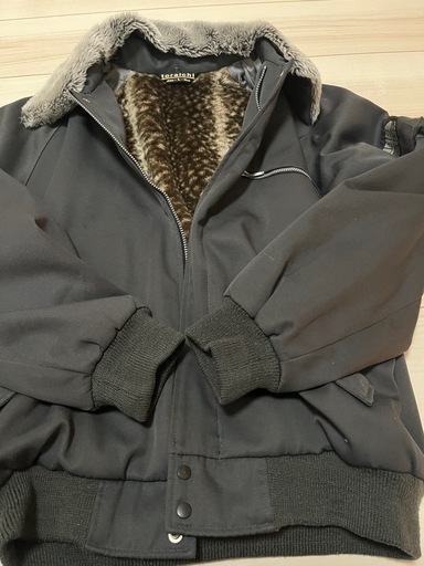 寅壱　パイロットジャンパー　ドカジャン　アニマル柄？ヒョウ柄？