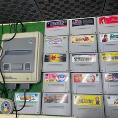 スーパーファミコン本体＋カセットなど多数の画像