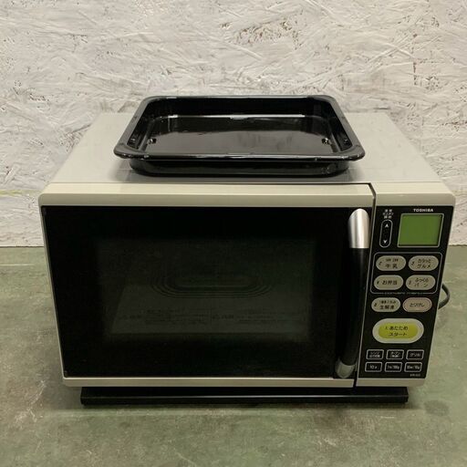 【TOSHIBA】東芝 電子レンジ ER-G3 2009年製 ヘルツフリー オーブンレンジ 動作確認済 キッチン家電 生活家電 フラットテーブル Y1117