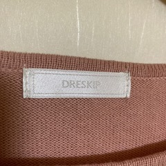 DRESKIP ピンク 長袖ニットの画像