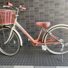 【中古自転車】BRIDGESTONE （ブリヂストン）　エコパル 22インチ　子供向け自転車　美品の画像