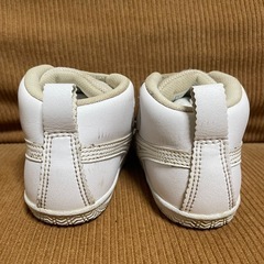12/15まで！　アシックス　ベビーシューズ　スクスク　白　12.5㎝の画像
