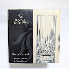 クリスタル ロンググラス　　４個 ROYAL DOULDON　イタリア製の画像