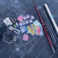 釣り道具　未使用品多い