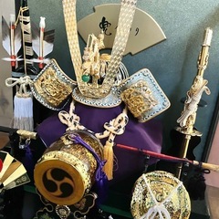 五月人形 兜飾り ガラスケース入り 端午の節句 こどもの日の画像