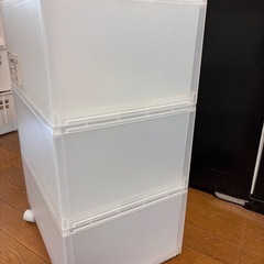引取り決定無印良品収納ケースの画像