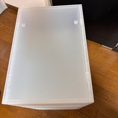 引取り決定無印良品収納ケースの画像
