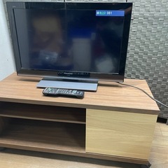Panasonic液晶テレビ＋テレビ台　美品