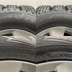 タイヤ新品 バランス済 TY Gsi-6 215/65R16 スタッドレス【トヨタ 20アルファード 純正ホイール 16インチ 6.5J5HPCD114.3+33】　(MTY211)クレジットカード QRコード決済可能の画像