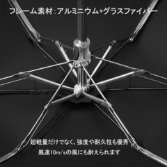 折りたたみ傘 日傘 晴雨兼用 超軽量 UVカット 198g-200g ブルーの画像