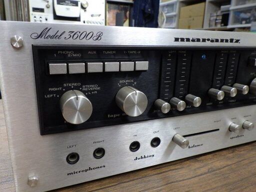 【完全動作品！】MARANTZ MODEL 3600B STEREO CONTROL CONSOLE｜Integrated amplifierアンプ■説明書＆保証書＆葉書付き