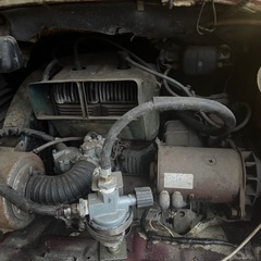 ▪️部品取り▪️スバル　昭和43年度のドアが前開き、窓は三角ありのレトロな車の画像