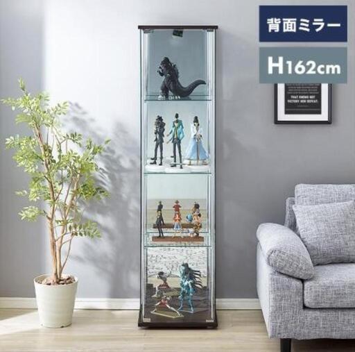 中古ガラスショーケース背面ミラータイプ