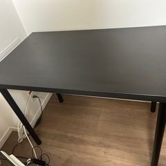 ⭐︎値下げ交渉可⭐︎IKEAデスク・ブラック木目調 