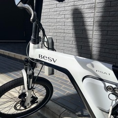 【新品の場合20万円】BESV ベスビー PSA1 電動アシスト自転車　白ユニセックスの画像