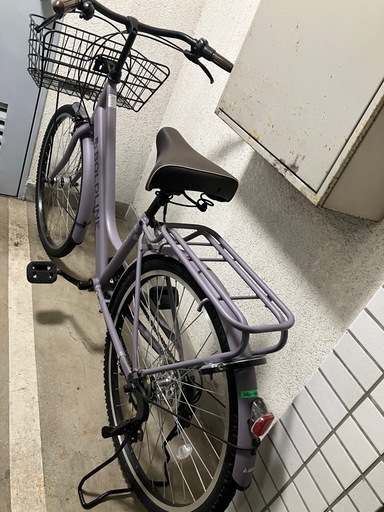 自転車　パンクあり