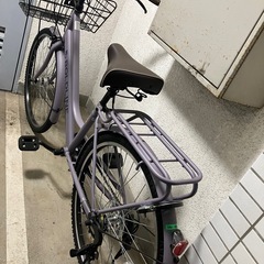 自転車　パンクあり