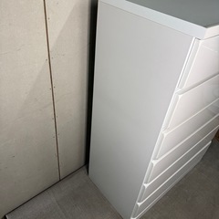 【738】【美品】ホワイト 6段チェスト 738】【美品】ホワイト 6段チェスト