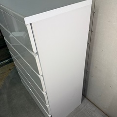 738】【美品】ホワイト 6段チェスト
