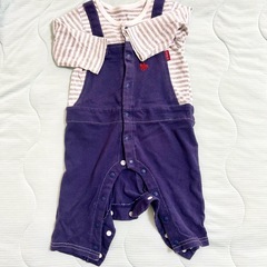 ベビー服　長袖ロンパース　70-80 polo babyの画像