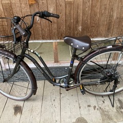 自転車ママチャリ26インチ5段変速付き　少し訳あり