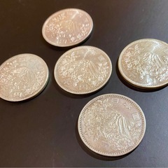 1964年　東京オリンピックラウンドプルーフ　シルバー925  1000円オリンピック限定　　5枚の画像