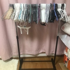 已拿走調節可能な物干しラック 