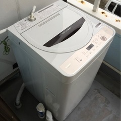 　【決まりました】シャープ　洗濯機　6kgの画像