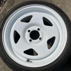 ESB TC01 15インチ 7j +25 pcd100 4穴 鉄チン スチールホイール