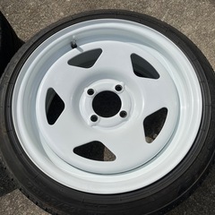 ESB TC01 15インチ 7j +25 pcd100 4穴 鉄チン スチールホイール