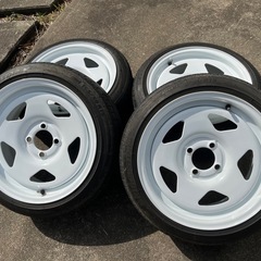 ESB TC01 13インチ　7J+25 13インチ 4H100 7.0J 7J+25 4穴 1 本 ESB CLS TC01 鉄ちん テッチン