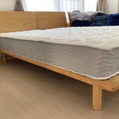 (取引中)◆無印良品◆ベッド◆スモールサイズ◆マットレスセット◆１台
