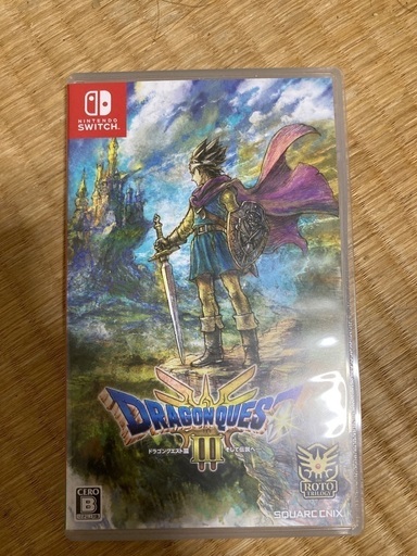 Switchライト、ドラクエ3、コントローラーのセットになります。