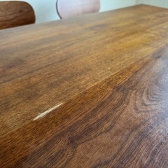 ［受け渡し決定］ダイニングテーブル　イス4脚セットの画像