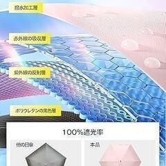 新品　日傘 UVカット 【2024新登場 & JIS認証 & 118g軽量】の画像