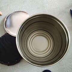 最終【値下げ】2000円→1500円→1200円→1000円 オシャレなペール缶チェアーの画像
