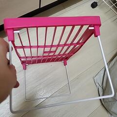 シンク下収納などに★収納棚☆ピンクの画像