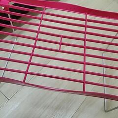 シンク下収納などに★収納棚☆ピンクの画像