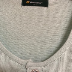 【未着用】GoldenBear・カーディガン・ライトグリーン・LLの画像