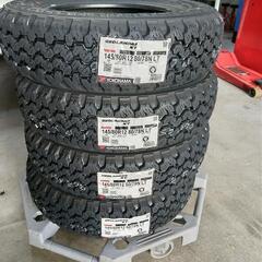 【新品 組替込】タイヤ 145/80R12 80/78N LT ４本  ヨコハマ ジオランダーKT 2025年製 145R12 6PR の方にもの画像