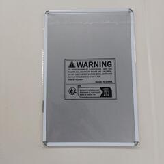 新品未使用/アンティーク　ハスキーオイル ブリキ看板20cm×30cmの画像