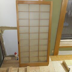 近隣配送可　無料　お早めに　DIY　障子2枚　和モダン　もうすぐ処分