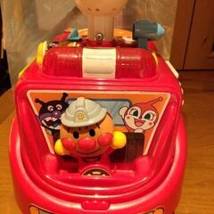 【ジャンク品】アンパンマン　消防車コンビカーの画像